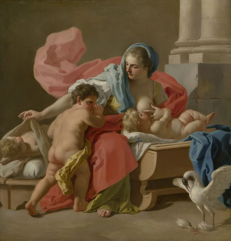 1696-Francesco De Mura - Carità - Art Institute of Chicago